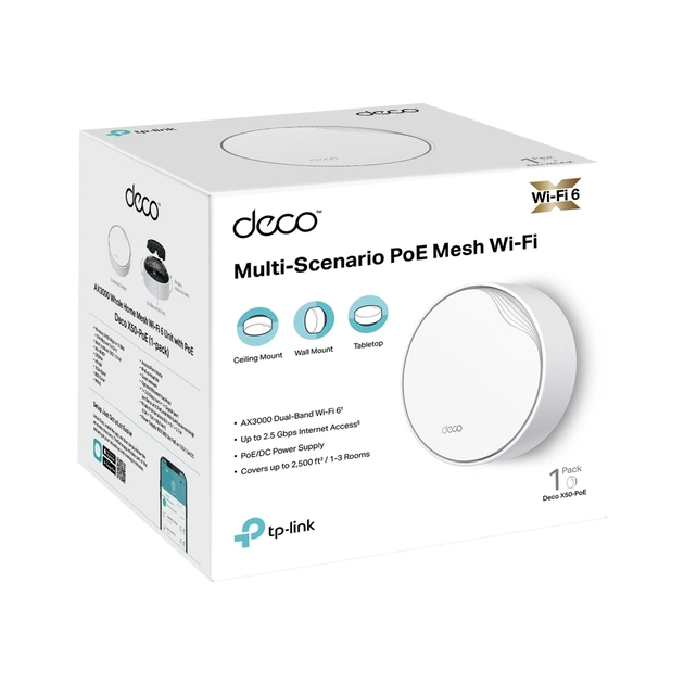 Точка доступу Wi-Fi TP-Link DECO-X50-POE-2-PACK - picture 12