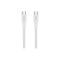Дата кабель USB-C to USB-C 1.0m OnWire 60CL C-C 60W COLOR Braided 1m White Canyon (CND-CCAP60AB10W) - зменшене зображення 3