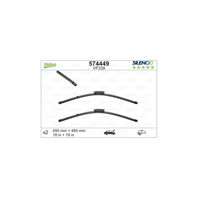 Щітка склоочисника Valeo 574449 - зображення 1