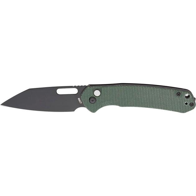 Ніж CJRB Pyrite Wharncliffe BB Micarta Green (J1925A-BMGN) - зображення 1