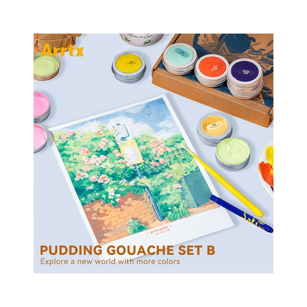 Гуашеві фарби Arrtx 9B, 9 кольорів (LC302925) - picture 9