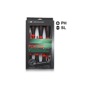 Набір викруток Toptul діелектричних (1000V) 7шт. (GAAE0704) зображення 1