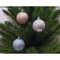 Ялинкова іграшка Chomik пластикові кульки комплект 6 шт, 6 см, блакитний, рожевий, сріблястий (5900779840577) - preview 4