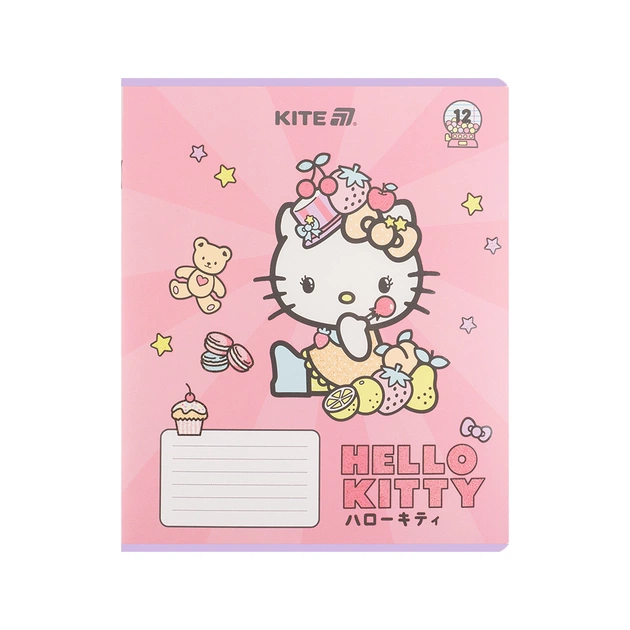 Зошит Kite Hello Kitty, 12 аркушів, лінія (HK25-234-1) - picture 6
