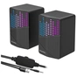 Акустична система ColorWay SoundWave 2.0 RGB USB Black (CW-SPU06BK) - зменшене зображення 3