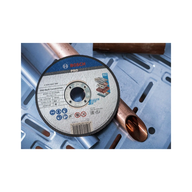 Круг відрізний Bosch Multi Construction прямий 125х1.6мм (2.608.602.383) - picture 3
