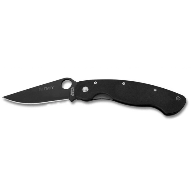 Ніж Spyderco Military, G-10, черный клинок (C36GPBK) - зображення 1