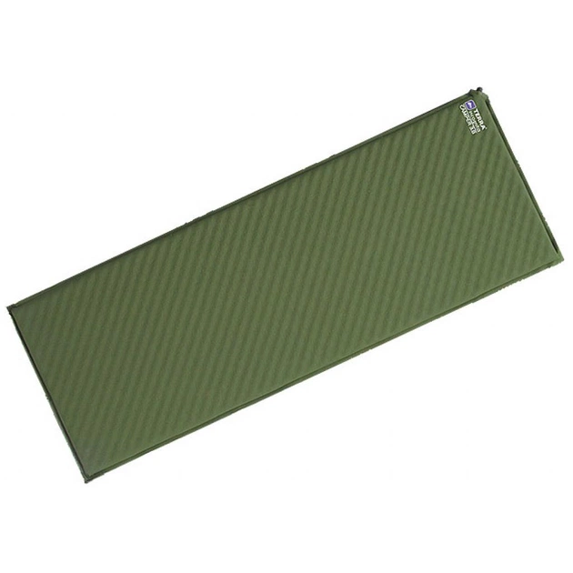 Туристичний килимок Terra Incognita Camper 3.8 Green (4823081504443) - зображення 1