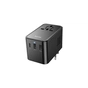 Мережевий фільтр живлення HOCO AC18A 1 роз, 2 USB, USB-C, 35W, 1,5м, Black (AC18AB) - зменшене зображення 2