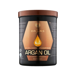 Маска для волосся Dalas Argan Oil з натуральним екстрактом журавлини й аргановою олією 1000 мл (4260637729156) зображення 1