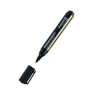 Маркер Axent Permanent D2604 Standard, 2 мм круглий чорний (D2604-01) зображення 1