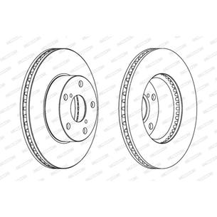 Гальмівний диск FERODO DDF1216 зображення 1