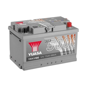 Акумулятор автомобільний Yuasa 12V 75Ah Silver High Performance Battery (YBX5100) зображення 1