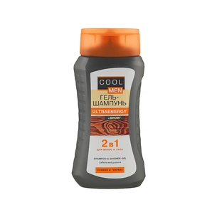 Гель для душу Cool Men Ultraenergy 2 в 1 250 мл (4823015930560) зображення 1