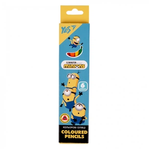 Олівці кольорові Yes Minions 6 кол. (290711) зображення 1