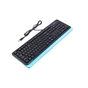 Клавіатура A4Tech FKS10 USB Blue - зменшене зображення 2