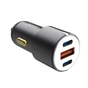 Зарядний пристрій XO CC45 1 USB QC 3.0 + 2 Type-C PD (60W) Black (XO-CC45-BK) - зменшене зображення 5