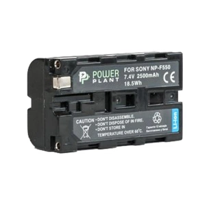 Акумулятор до фото/відео PowerPlant Sony LED NP-F550 2500mAh (DV00DV1365) зображення 1