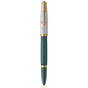 Ручка пір'яна Parker PARKER 51 Premium Forest Green GT  FP F (56 311) - зменшене зображення 1