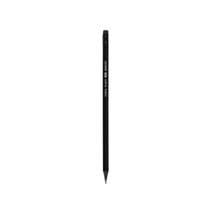 Олівець графітний Baoke НВ, з гумкою, триграний, чорний (PENCIL-BAO-PL1678) зображення 1