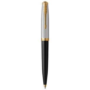 Ручка кулькова Parker 51 Premium Black GT BP (56 132) изображение 1