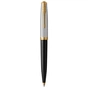 Ручка кулькова Parker 51 Premium Black GT BP (56 132) - уменьшенное изображение 1