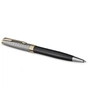 Ручка кулькова Parker SONNET 17 Metal & Black Lacquer GT BP (68 132) - уменьшенное изображение 2