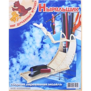 Збірна модель Мир деревянных игрушек Пірнальник (С003) зображення 1