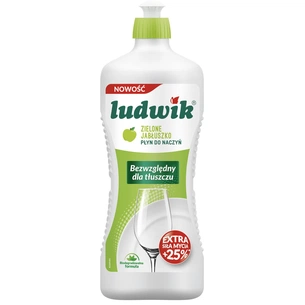Засіб для ручного миття посуду Ludwik Зелене яблуко 900 г (5900498028102) зображення 1