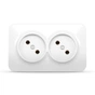 Розетка Videx BINERA IP20 зовнішня 2ая біла (VF-BNS22-W) - зменшене зображення 2