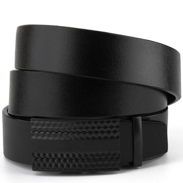 Ремень Vintage Мужской с автоматической пряжкой мозаика Черный (20299) - изображение 1