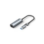 Перехідник USB-C + USB-A to RJ45 Ethernet 2500Mbps gray Vention (CFUHB) - зменшене зображення 1