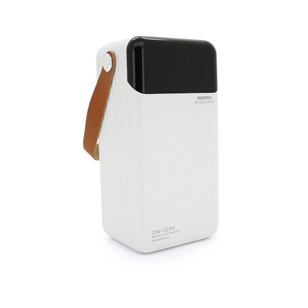 Батарея універсальна Remax 60000mAh, 22.5W, PD+QC, 2*USB+Type-C+Lightning, Black/White (RPP-565) - зображення 1
