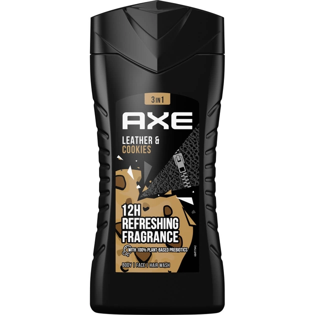 Гель для душу AXE Leather & Cookies 250 мл (8710447276631) - зображення 1