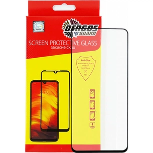 Скло захисне Dengos Full Glue OPPO A53, black frame (TGFG-143) зображення 1