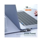 Перехідник USB-C magnetic 100W 5Gbps 90° corner Essager (EZJT-QZG01) - зменшене зображення 4