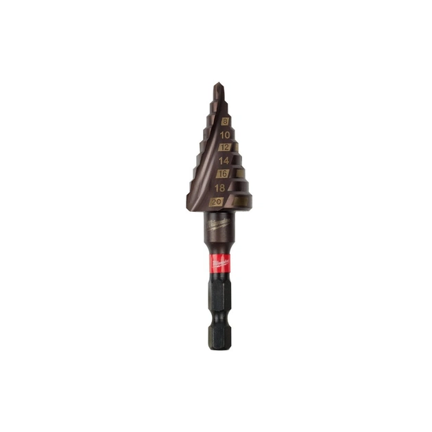 Сверло Milwaukee ступенчатое SHOCKWAVE Impact Duty, 4-20мм с шагом 2мм (48899263) - изображение 1