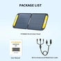 Портативная солнечная панель Vtoman 110W 19V IP67 MC-4/Anderson/XT60/DC5521 (VS110) - уменьшенное изображение 6