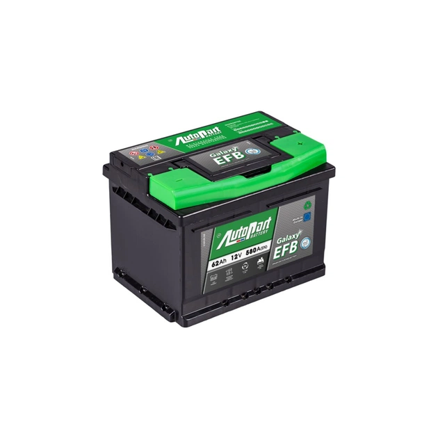 Акумулятор автомобільний AutoPart 62 Ah/12V Galaxy EFB_Start-Stop (ARL062-EFB) - изображение 1