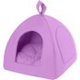 Будиночок для тварин Teremok S 48х48х48 см фіолетовий (41119) - зменшене зображення 1