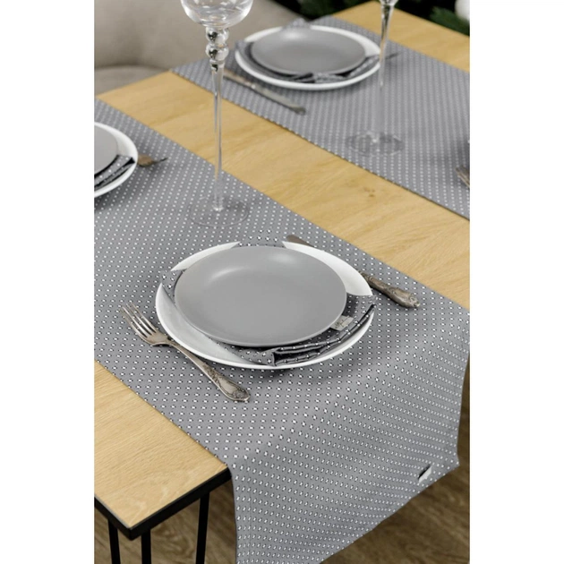 Серветка на стіл Прованс Merry Christmas сіра 35x45 см (4823093448780) - picture 11