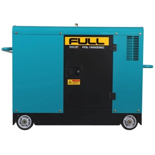 Генератор FULL дизельний FDL16500SC, 230V, 50Hz, 16.25kVA/12kW, 50 л, 4 л/год, стартер (FDL16500SC) зображення 1