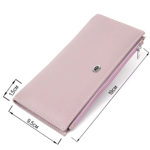 Гаманець ST Leather Шкіряний Ліловий (19384) - зображення 3