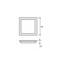 Світильник Eurolamp LED Downlight(white) 6W 420 Lm 4000K (LED-DLS-6/4(white)) - зменшене зображення 3