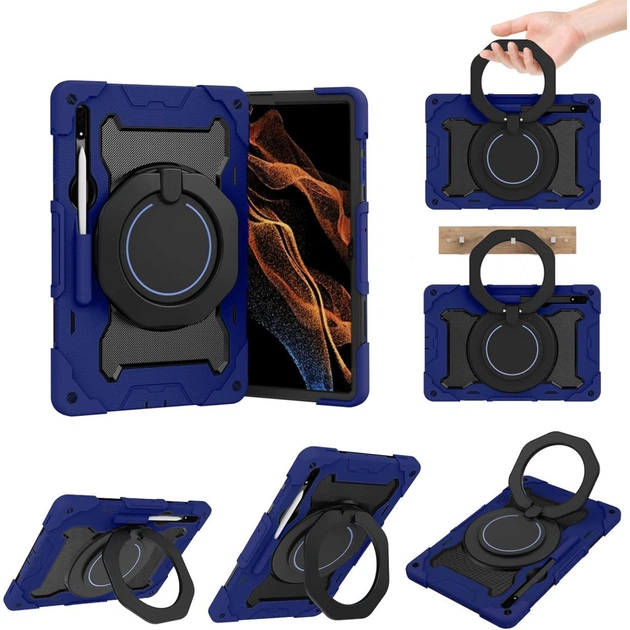 Чохол до планшета BeCover Samsung Galaxy Tab S9 Ultra 5G (SM-X910/SM-X916B) 14.6" Blue (710768) - picture 8