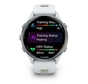 Смарт-часы Garmin Forerunner 970 Whitestone Titanium with Whitestone/Translucent Amp Yellow Silicone with Silver Buckle (010-02969-61) - уменьшенное изображение 6