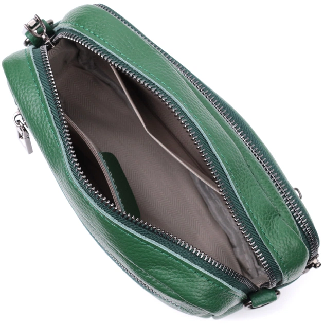 Сумка Vintage З натуральної шкіри Зелена (22639) - зображення 9