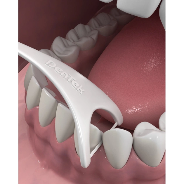 Флос-зубочистки DenTek Комфортне очищення Задні зуби 75 шт. (047701000892) - picture 5