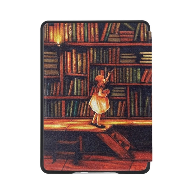 Чохол до електронної книги BeCover Smart Case Amazon Kindle Paperwhite 12th Gen. 2024 7"/Colorsoft (2024) Library Girl (712856) - picture 3