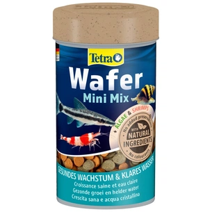 Корм для риб Tetra Wafer Mini Mix для акваріумних донних риб таблетки 100 мл (4004218811164) зображення 1